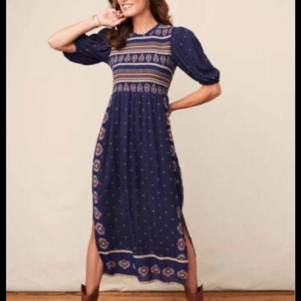 Matilda Jane Navy Blue Midi Dress